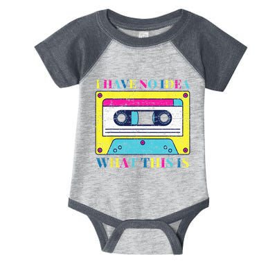 I Have No Idea What This Is Vintage 70s 80s 90s Infant Baby Jersey Bodysuit