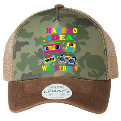 I Have No Idea What This Is Men Women Kid 70s 80s 90s Outfit Legacy Tie Dye Trucker Hat