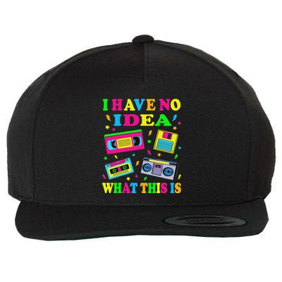 I Have No Idea What This Is Women 70s 80s 90s Wool Snapback Cap