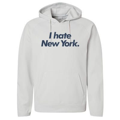 I Hate New York Performance Fleece Hoodie