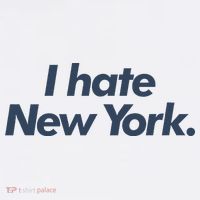 I Hate New York 11oz C Handle Ceramic Mug