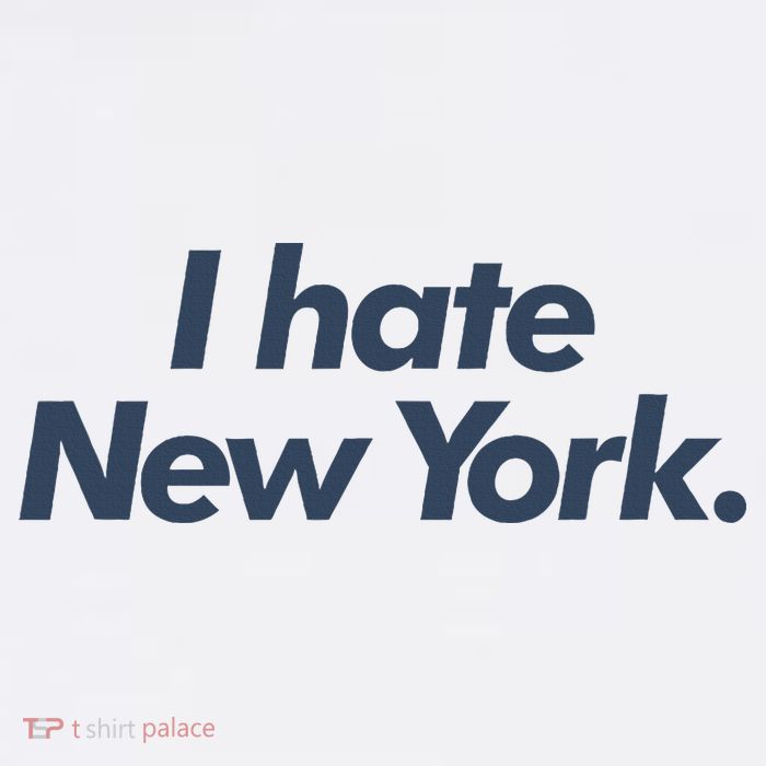 I Hate New York Flatbill Hat