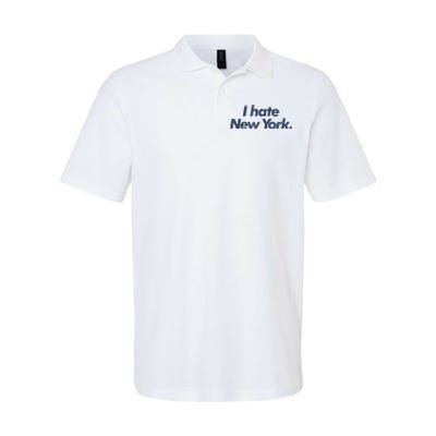 I Hate New York Softstyle Adult Sport Polo