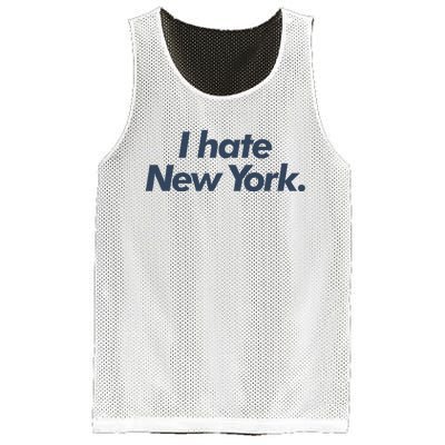 I Hate New York Mesh Reversible Basketball Jersey Tank