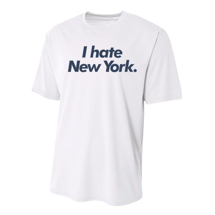 I Hate New York Performance Sprint T-Shirt