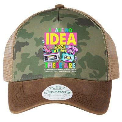 I Have No Idea What This Is 80s Outfit For 90s Theme Legacy Tie Dye Trucker Hat