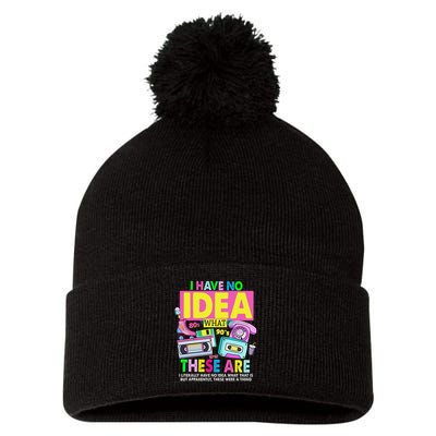 I Have No Idea What This Is 80s Outfit For 90s Theme Pom Pom 12in Knit Beanie