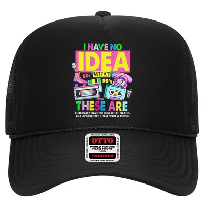I Have No Idea What This Is 80s Outfit For 90s Theme Trucker Hat