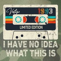 I Have No Idea What This Is Retro Cassette 80s 90s Outfit Legacy Tie Dye Trucker Hat