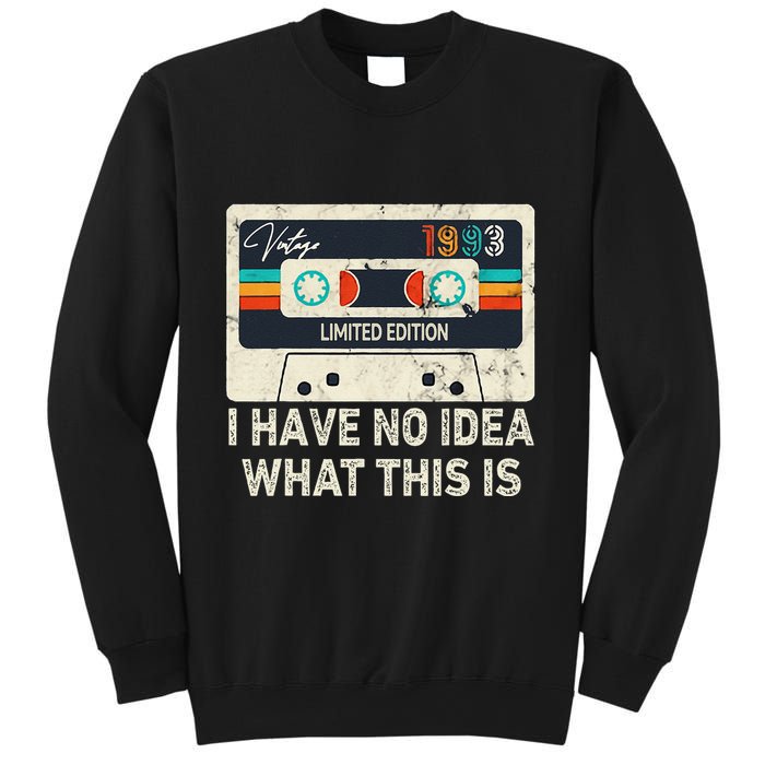I Have No Idea What This Is Retro Cassette 80s 90s Outfit Sweatshirt