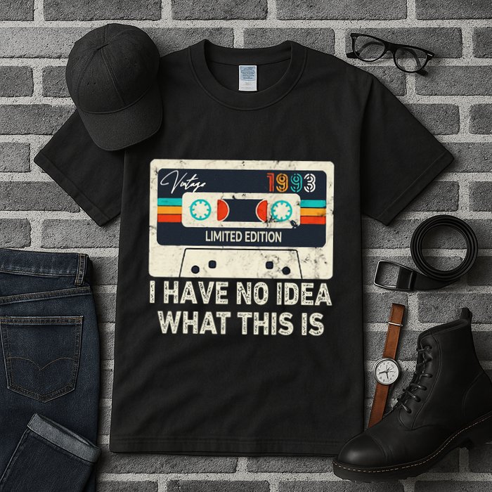 I Have No Idea What This Is Retro Cassette 80s 90s Outfit Tall T-Shirt