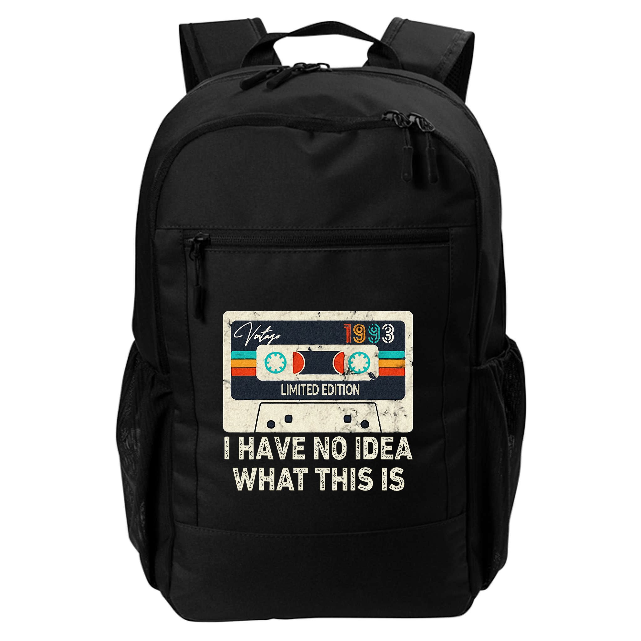 I Have No Idea What This Is Retro Cassette 80s 90s Outfit Backpack