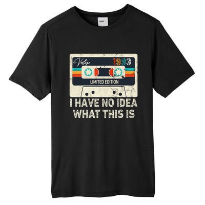 I Have No Idea What This Is Retro Cassette 80s 90s Outfit Tall Fusion ChromaSoft Performance T-Shirt