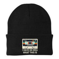 I Have No Idea What This Is Retro Cassette 80s 90s Outfit Beanie