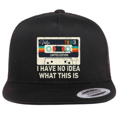 I Have No Idea What This Is Retro Cassette 80s 90s Outfit Flatbill Hat