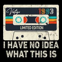 I Have No Idea What This Is Retro Cassette 80s 90s Outfit Youth Performance Sprint T-Shirt