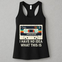 I Have No Idea What This Is Retro Cassette 80s 90s Outfit Womens Tank Top
