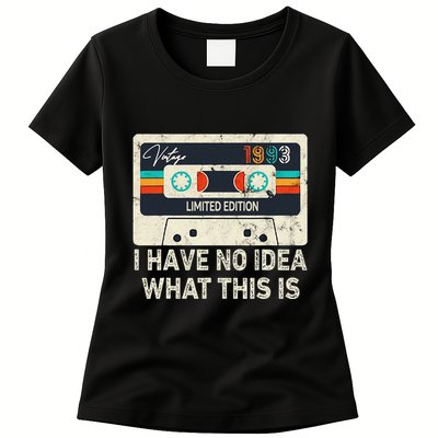 I Have No Idea What This Is Retro Cassette 80s 90s Outfit Womens T-Shirt