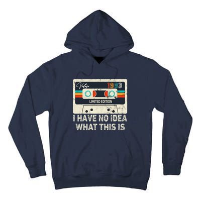 I Have No Idea What This Is Retro Cassette 80s 90s Outfit Tall Hoodie