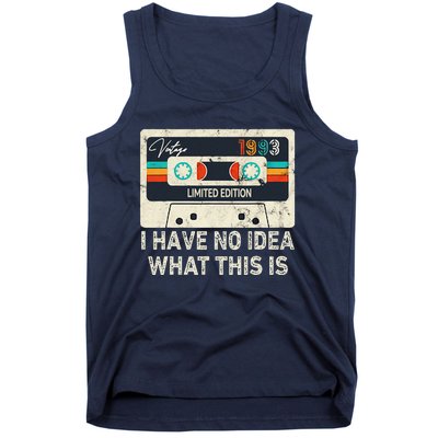 I Have No Idea What This Is Retro Cassette 80s 90s Outfit Tank Top