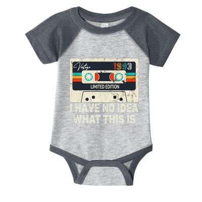 I Have No Idea What This Is Retro Cassette 80s 90s Outfit Infant Baby Jersey Bodysuit