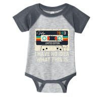 I Have No Idea What This Is Retro Cassette 80s 90s Outfit Infant Baby Jersey Bodysuit