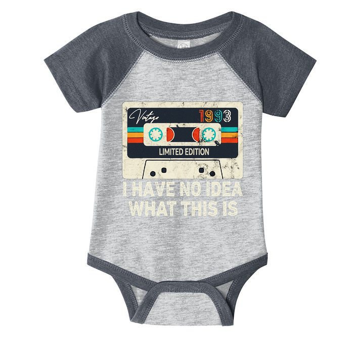 I Have No Idea What This Is Retro Cassette 80s 90s Outfit Infant Baby Jersey Bodysuit