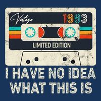 I Have No Idea What This Is Retro Cassette 80s 90s Outfit Infant Baby Jersey Bodysuit