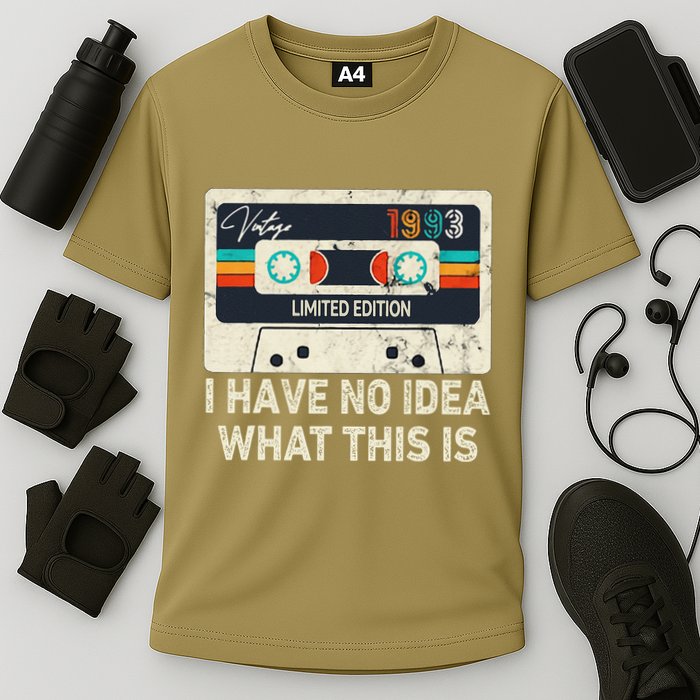 I Have No Idea What This Is Retro Cassette 80s 90s Outfit Performance Shirt