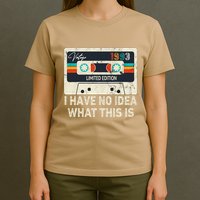 I Have No Idea What This Is Retro Cassette 80s 90s Outfit T-Shirt