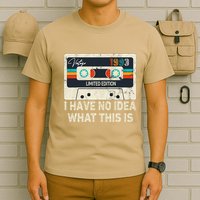 I Have No Idea What This Is Retro Cassette 80s 90s Outfit T-Shirt