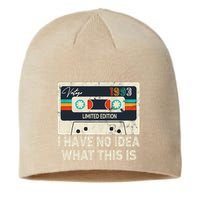 I Have No Idea What This Is Retro Cassette 80s 90s Outfit Sustainable Beanie