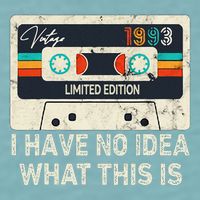 I Have No Idea What This Is Retro Cassette 80s 90s Outfit Sueded Cloud Jersey T-Shirt