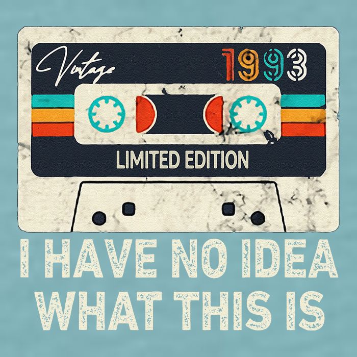 I Have No Idea What This Is Retro Cassette 80s 90s Outfit Sueded Cloud Jersey T-Shirt