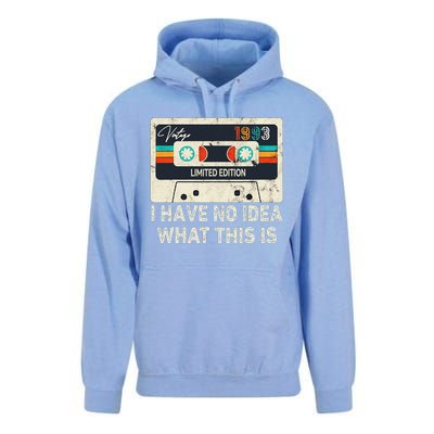 I Have No Idea What This Is Retro Cassette 80s 90s Outfit Unisex Surf Hoodie