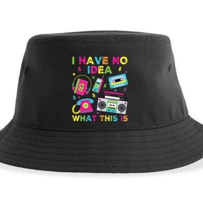 I Have No Idea What This Is 70s 80s 90s Sustainable Bucket Hat