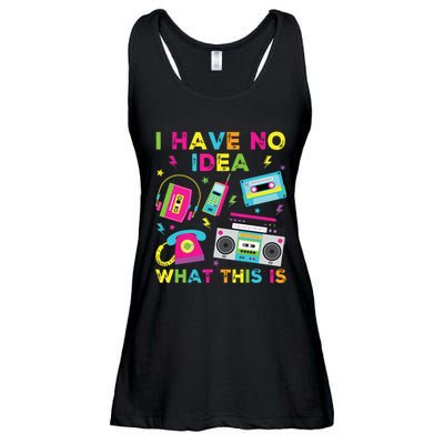 I Have No Idea What This Is 70s 80s 90s Ladies Essential Flowy Tank