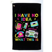 I Have No Idea What This Is 70s 80s 90s Golf Towel