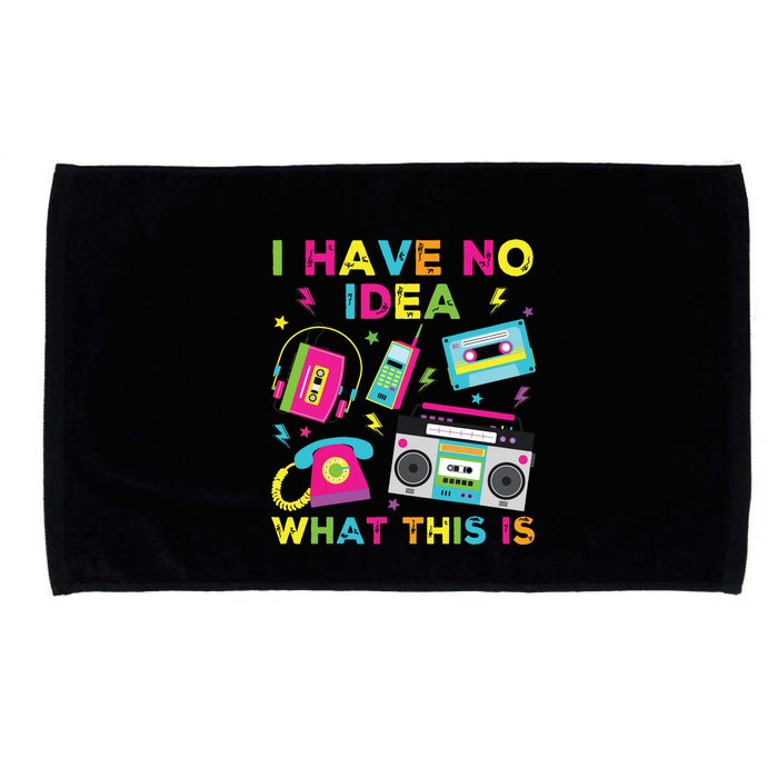 I Have No Idea What This Is 70s 80s 90s Microfiber Hand Towel