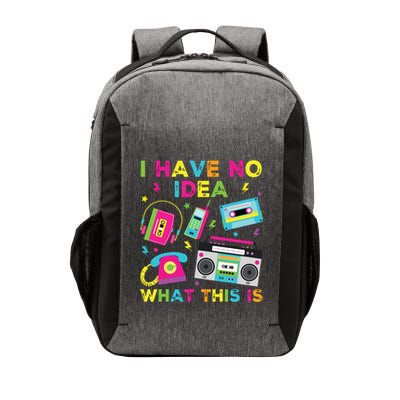 I Have No Idea What This Is 70s 80s 90s Vector Backpack