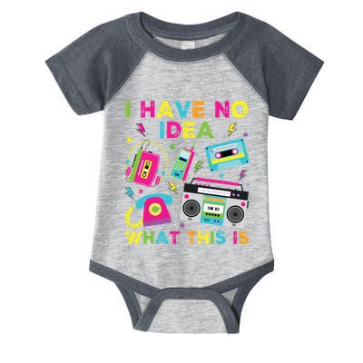 I Have No Idea What This Is 70s 80s 90s Infant Baby Jersey Bodysuit