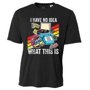 I Have No Idea What This Is 70s 80s 90s Theme Outfit Cooling Performance Crew T-Shirt