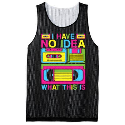 I Have No Idea What This Is 80s 90s Outfit Mesh Reversible Basketball Jersey Tank