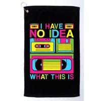 I Have No Idea What This Is 80s 90s Outfit Golf Towel
