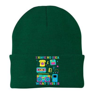 I Have No Idea What This Is 70s 80s 90s Outfit Knit Cap Winter Beanie