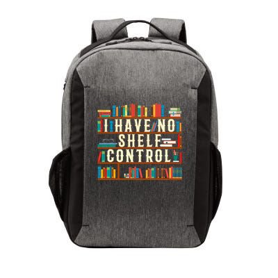 I Have No Shelf Control Funny Book Lover Bookshelf Gift Vector Backpack
