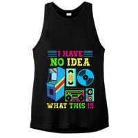 I Have No Idea What This Is 70s 80s 90s Themed Collection Ladies PosiCharge Tri-Blend Wicking Tank