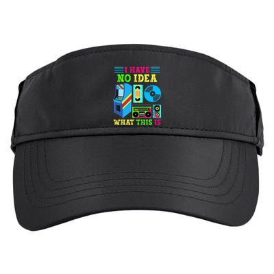 I Have No Idea What This Is 70s 80s 90s Themed Collection Adult Drive Performance Visor