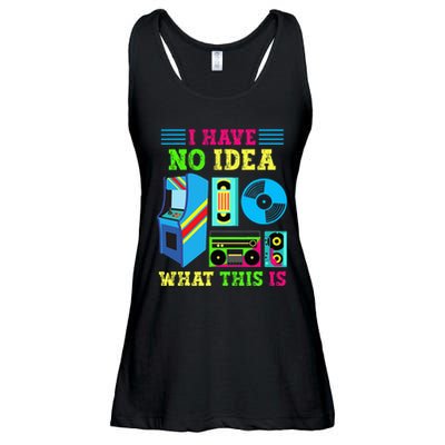 I Have No Idea What This Is 70s 80s 90s Themed Collection Ladies Essential Flowy Tank