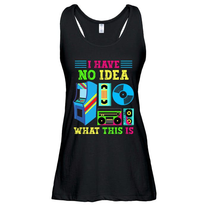 I Have No Idea What This Is 70s 80s 90s Themed Collection Ladies Essential Flowy Tank